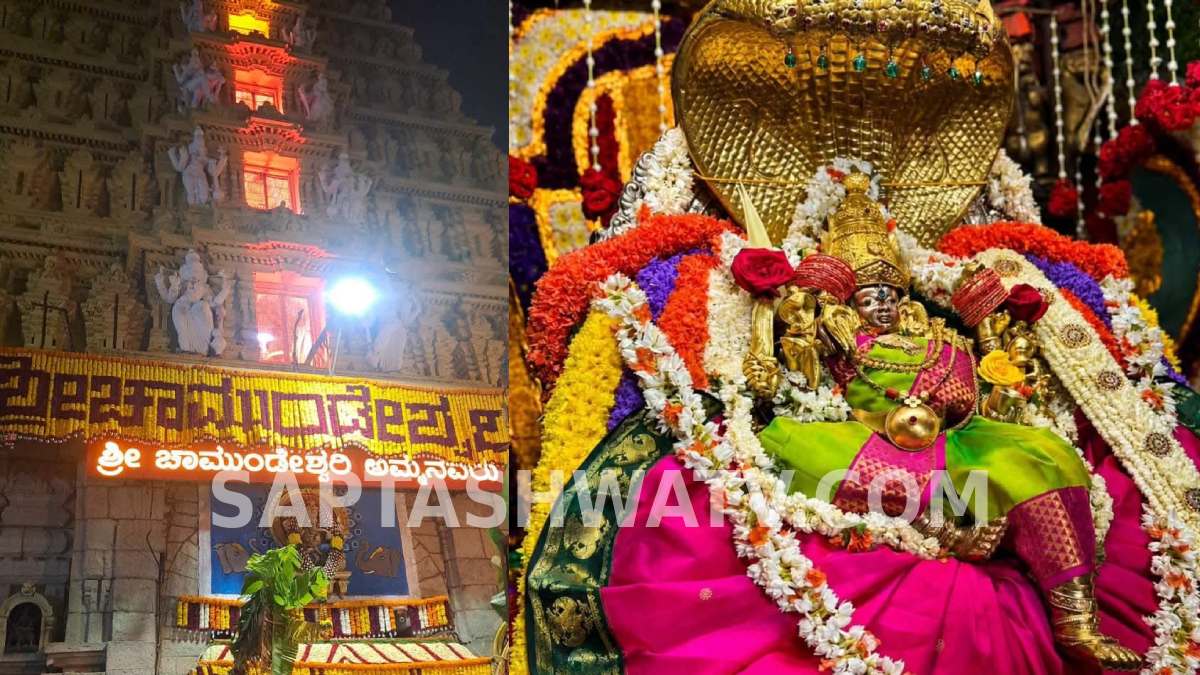 ಚಾಮುಂಡಿ ಬೆಟ್ಟಕ್ಕೆ ಹರಿದುಬಂದ ಭಕ್ತ ದಂಡು
