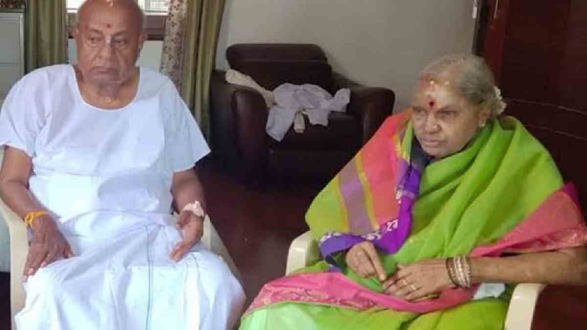 H.D. Deve Gowda's Wife Chennamma Hospitalised in Bengaluru ICU | Photo Credit: https://www.newsclick.in/shadow-gujarat-ri