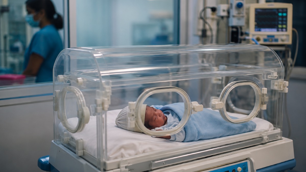 Newborn Shifted to NICU After Mother Allegedly Leaves Hospital Following Delivery in Chikkaballapur | Photo Credit: AI Images