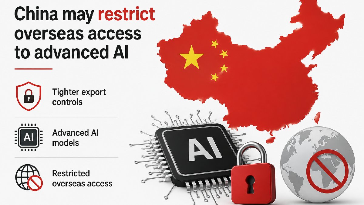 China May Restrict Overseas Access to Advanced AI | Photo Credit: AI-Generated