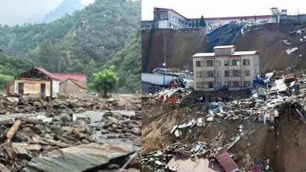 5 Dead, 12 Missing After Devastating Landslide Buries Village in Northwestern China