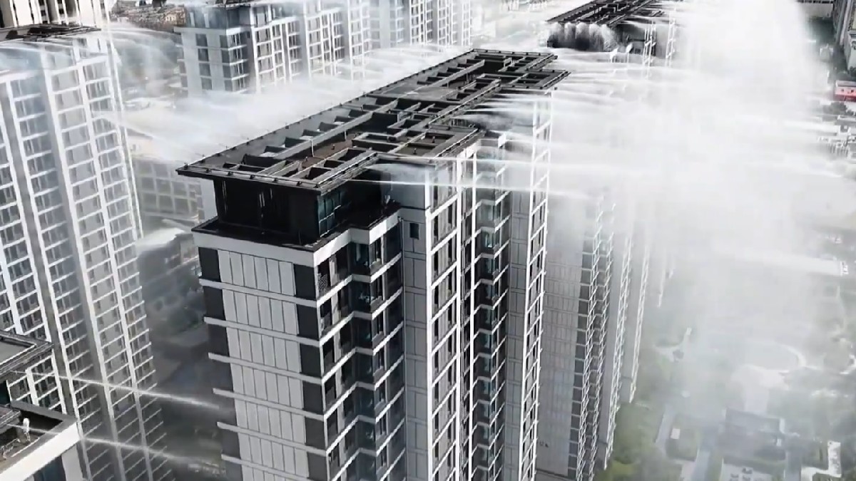 Why Is It ‘Raining’ From Buildings in China?