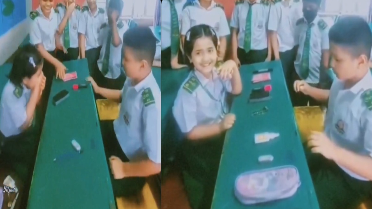 Classroom Viral Video: Everything Went Wrong Right in Front of the One He Wanted to Impress!
