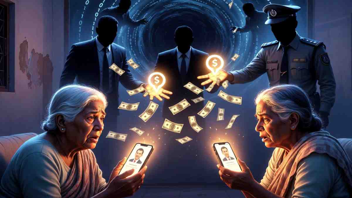 Cyber Fraudsters Use Ratan Tata's Name, Mumbai Police Impersonation to Cheat Elderly Women of Crores | Photo Credit: AI