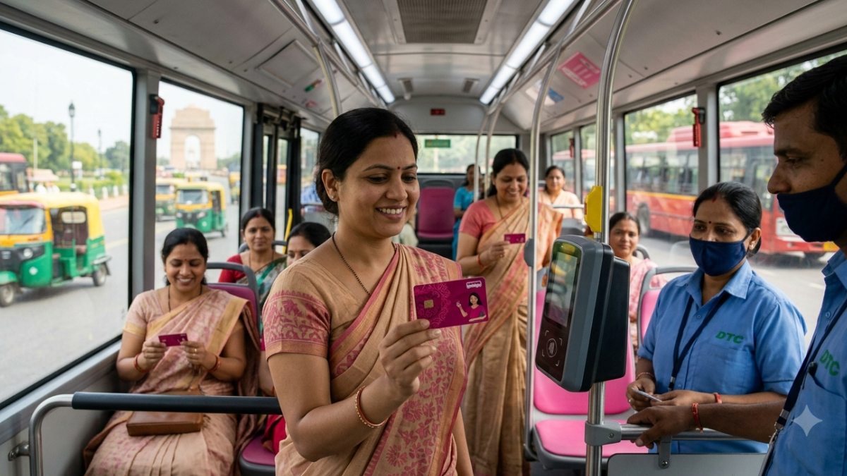 Delhi Women to Need Pink Saheli Smart Card for Free Bus Travel From August 1