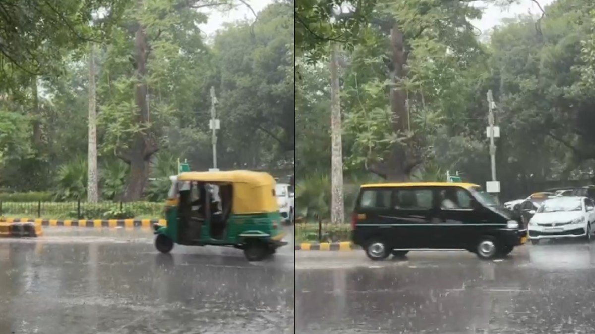 Heavy Rains Lash Delhi-NCR; IMD Issues Red, Orange Alerts for Thunderstorms and Gusty Winds