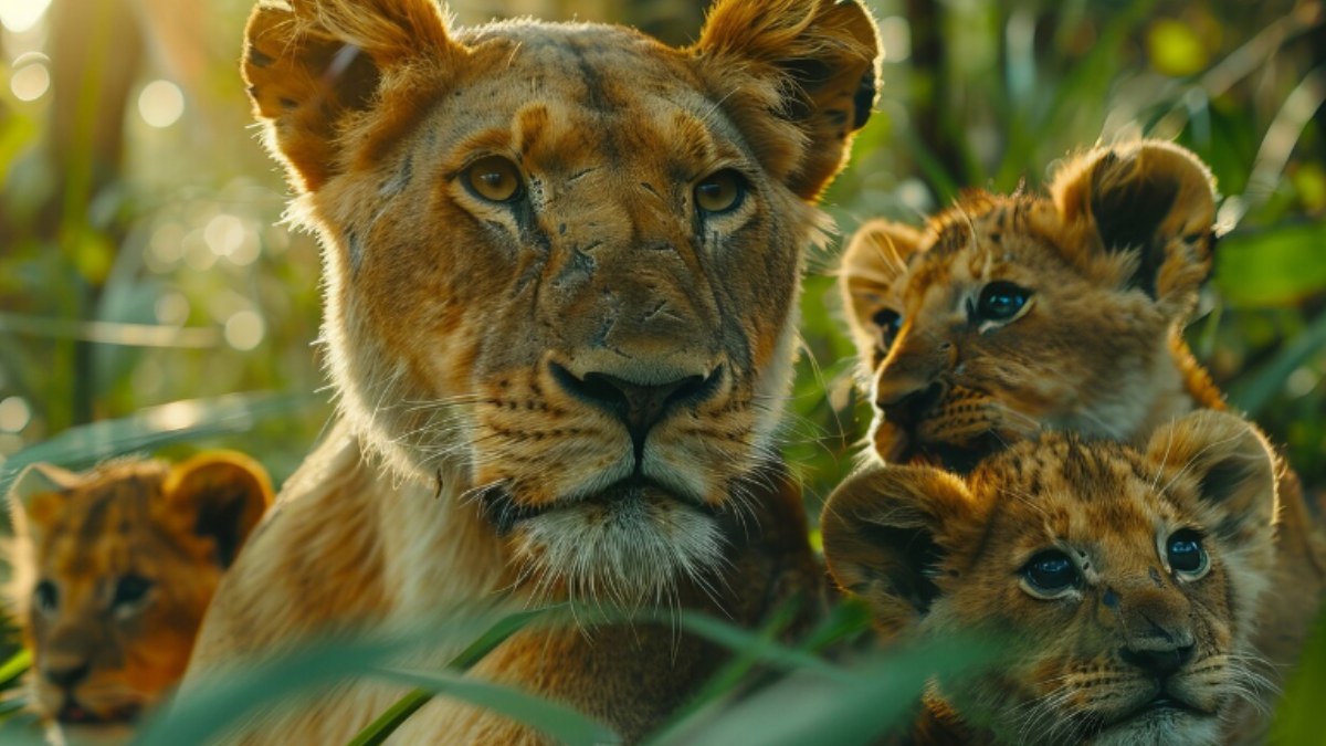 Three Asiatic Lion Cubs Born at Delhi Zoo, Delighting Wildlife Enthusiasts