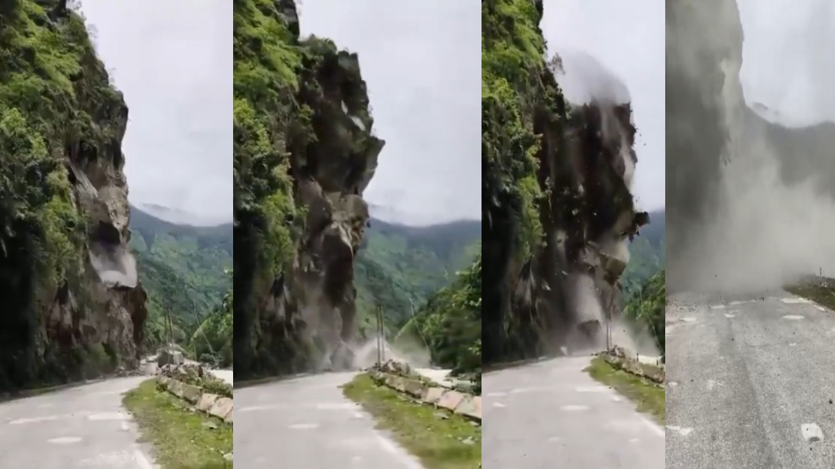 Heavy Rains Trigger Landslide, Dharchula–Tawaghat Highway Cut Off; Vehicles Stranded on Both Sides