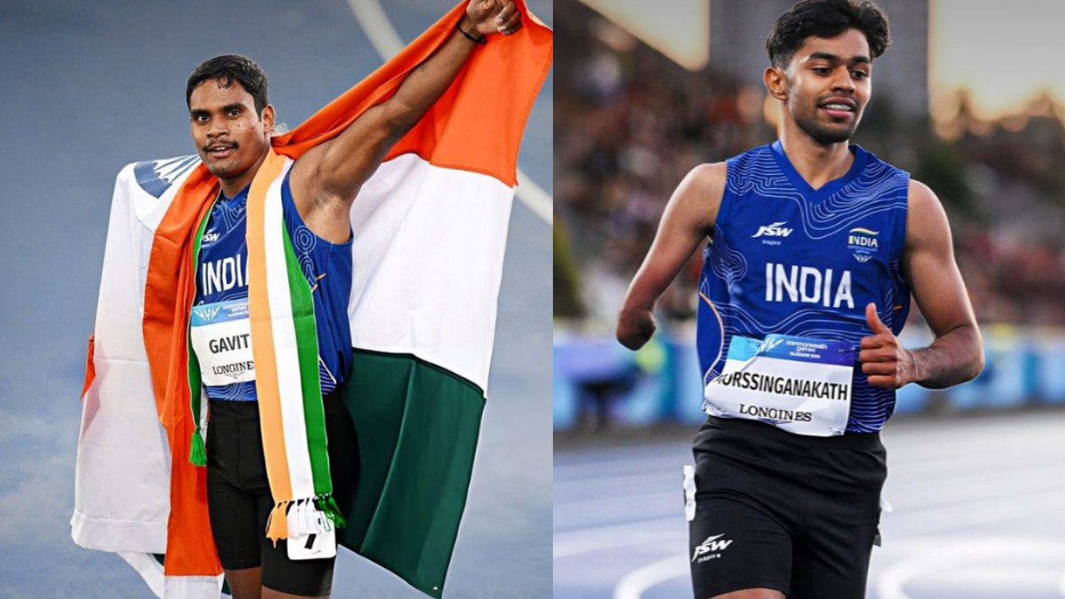 Indian Para-Sprinters Dilip Gavit and Mohammed Basil Secure Historic 1-2 Finish at Commonwealth Games 2026