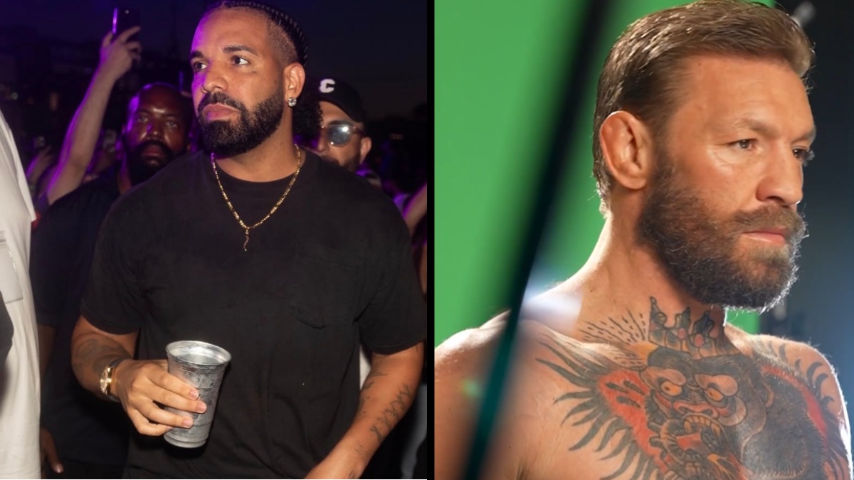 Drake Curse Returns After Conor McGregor's UFC 329 Loss | Photo Credit: x.com/Stake | x.com/TheNotoriousMMA