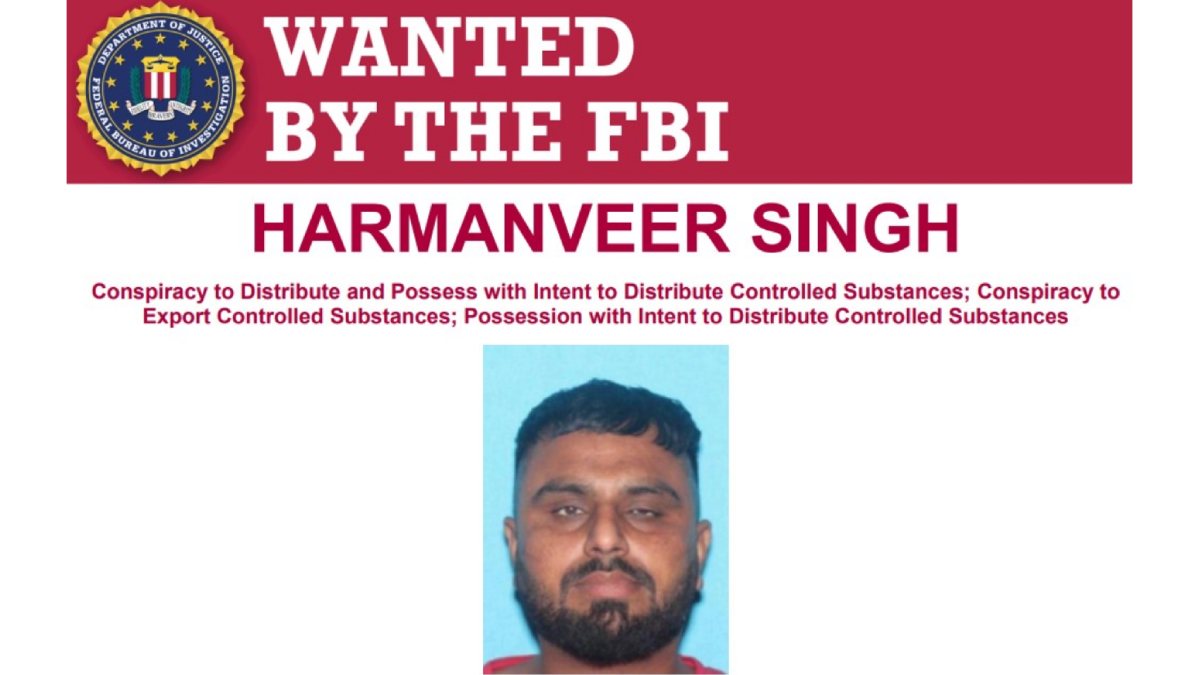 FBI Hunts Indian National Harmanveer Singh | Photo Credit: x.com/FBIMostWanted