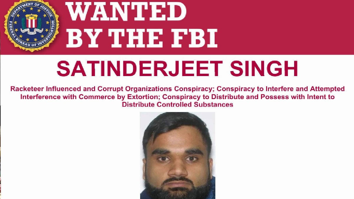 FBI Announces $50,000 Reward for Information Leading to Arrest of Goldy Brar, Alleged Lawrence Bishnoi Crime Group Leader