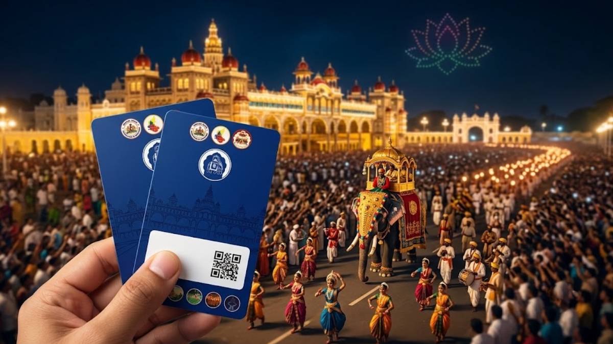 ಮೈಸೂರು ದಸರಾ 2026ಕ್ಕೆ ವಿಐಪಿ ಎಂಟ್ರಿ ಬೇಕೇ? ಸೀಮಿತ ಸಂಖ್ಯೆಯ 'ಗೋಲ್ಡ್ ಕಾರ್ಡ್' ವಿಶೇಷತೆ ಮತ್ತು ಲಭ್ಯತೆಯ ಕಂಪ್ಲೀಟ್ ಗೈಡ್!!