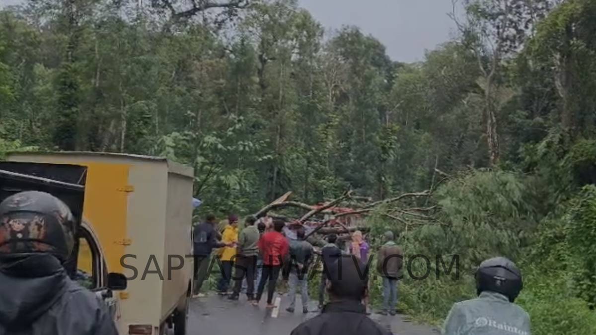 ಸಾಧಾರಣ ಮಳೆಗೇ ಮುಚ್ಚಿದ ಹೆದ್ದಾರಿ