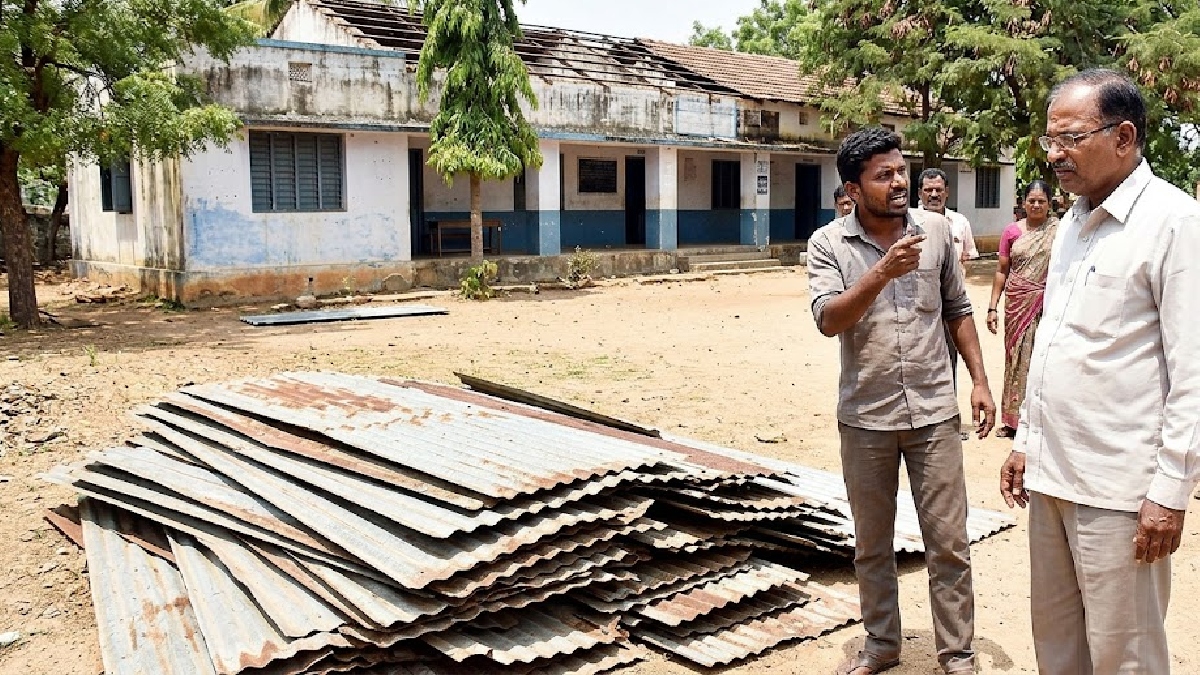 Government School Roof Sheet Sale Under Scanner After ₹5 Lakh to ₹20,000 Allegation