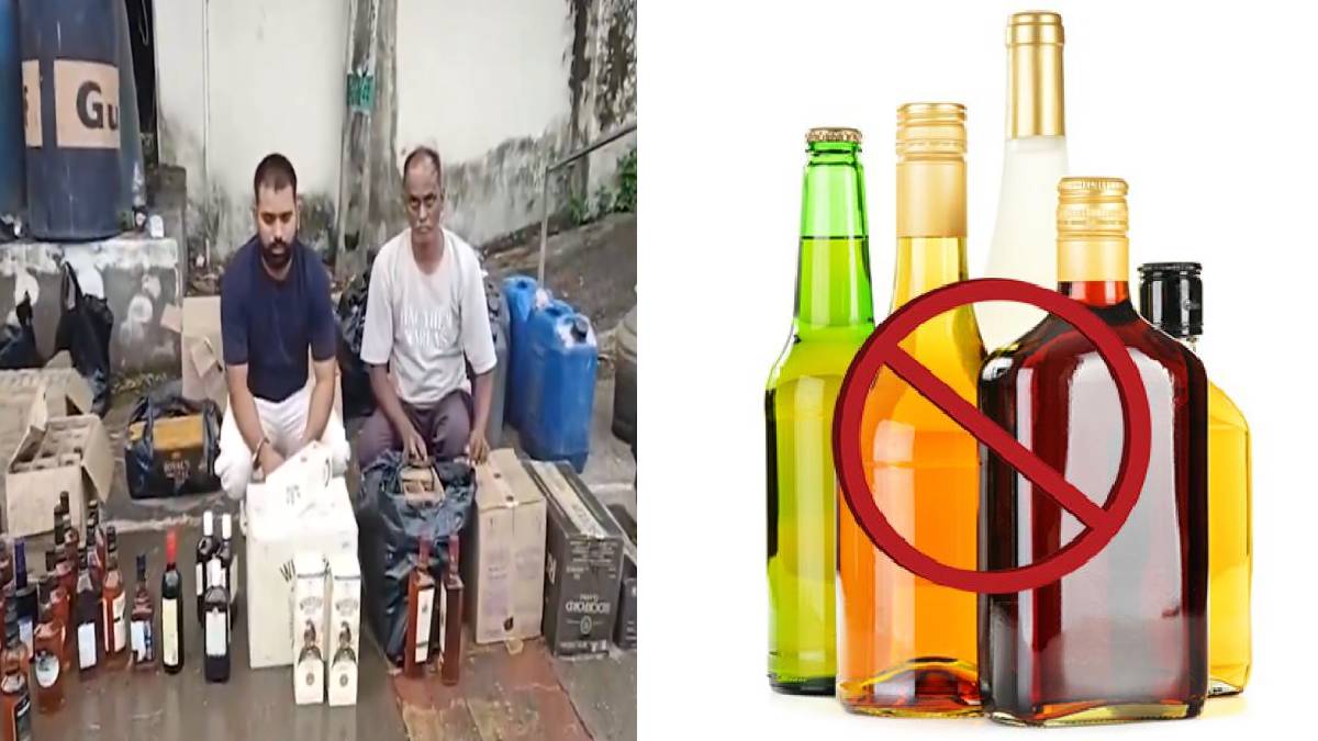 Surat Police dismantled an illegal liquor racket | Photo Credit: https://x.com/NewsArenaIndia