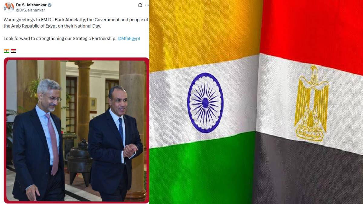 Jaishankar Extends National Day Greetings to Egypt | Photo Credit: https://x.com/PTI_News