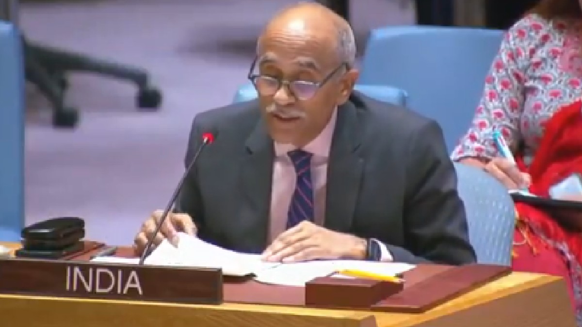 India's representative addresses the United Nations on cross-border terrorism | Photo Credit: https://x.com/DDNewslive