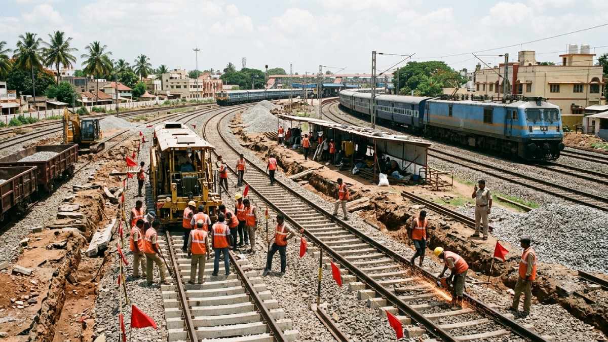 Dharwad Train Services Disrupted After Maintenance Work Overruns Schedule, Express Trains Delayed | Photo Credit: AI Images