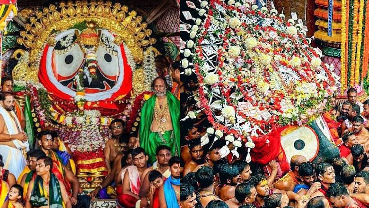 Devotees pulling Lord Jagannath's grand chariot | Photo Credit: https://www.instagram.com