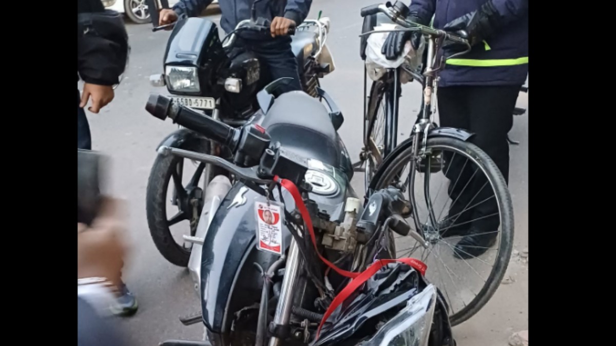 Speeding Motorcycle Hits Bicycle in Jharkhand, Three People Lose Their Lives | Photo Credit: https://www.facebook.com