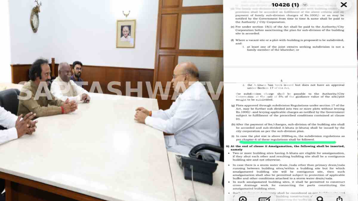 Karnataka Draft Notification on Property Partition: Landowners Oppose Proposed 45% Land Surrender Rule