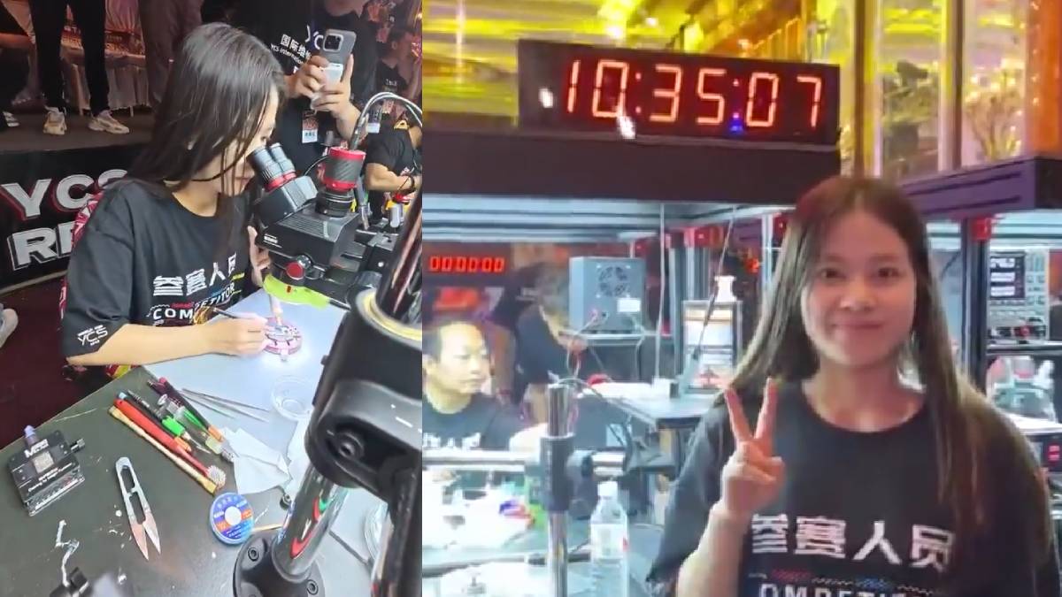 Li Xiaoqi Becomes First Woman to Complete Full CPU Chip Repair and Wins CPU Competition