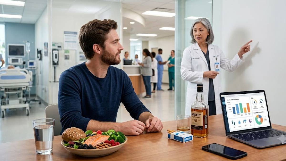 Man making healthy lifestyle choices for fertility | Photo Credit: Ai Generated