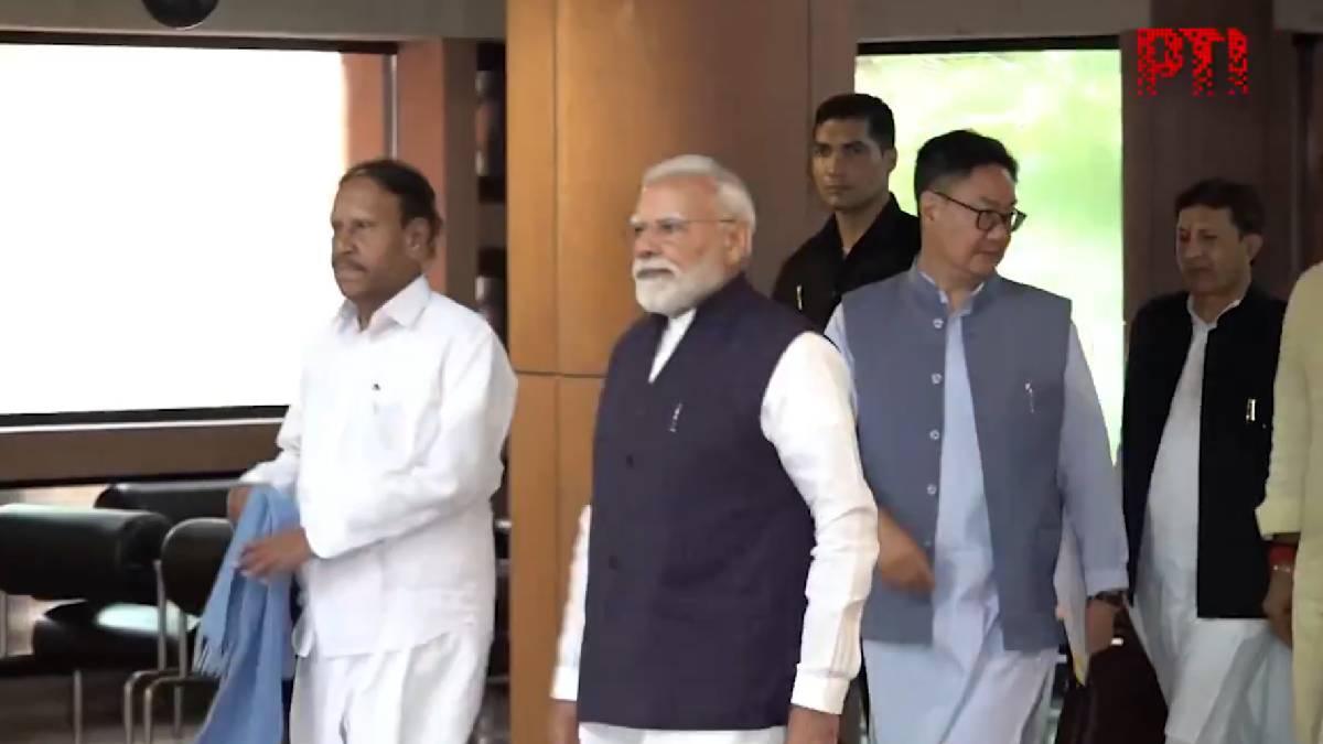 PM Narendra Modi, NDA MPs Attend Weekly 'Mangal Milan' Meeting at Parliament Library