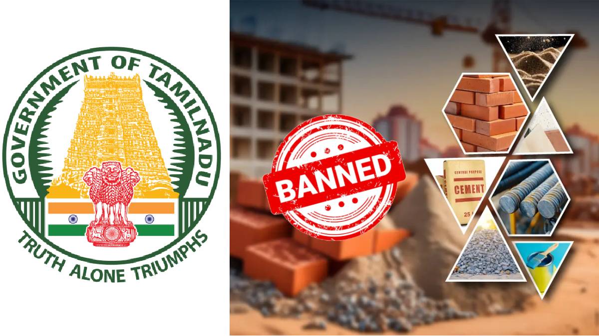Tamil Nadu Bans Construction Material Transport to Karnataka, Kerala & Andhra Pradesh for 3 Months