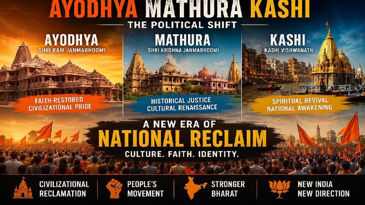 From Religious Rhetoric to Economic Reality: The Changing Dialogue Around Ayodhya, Mathura, and Kashi