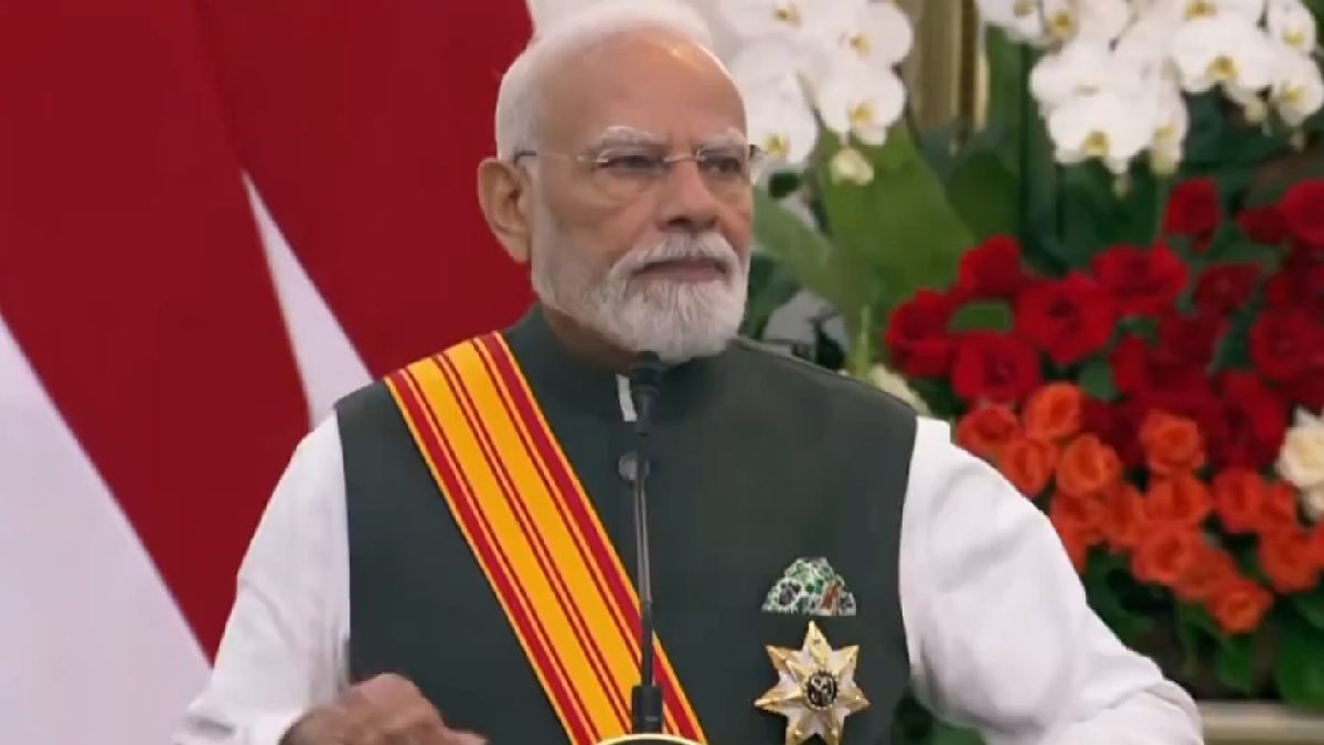 PM Narendra Modi Conferred Indonesia's Highest Civilian Honour 'Bintang Adipurna' by President Prabowo Subianto