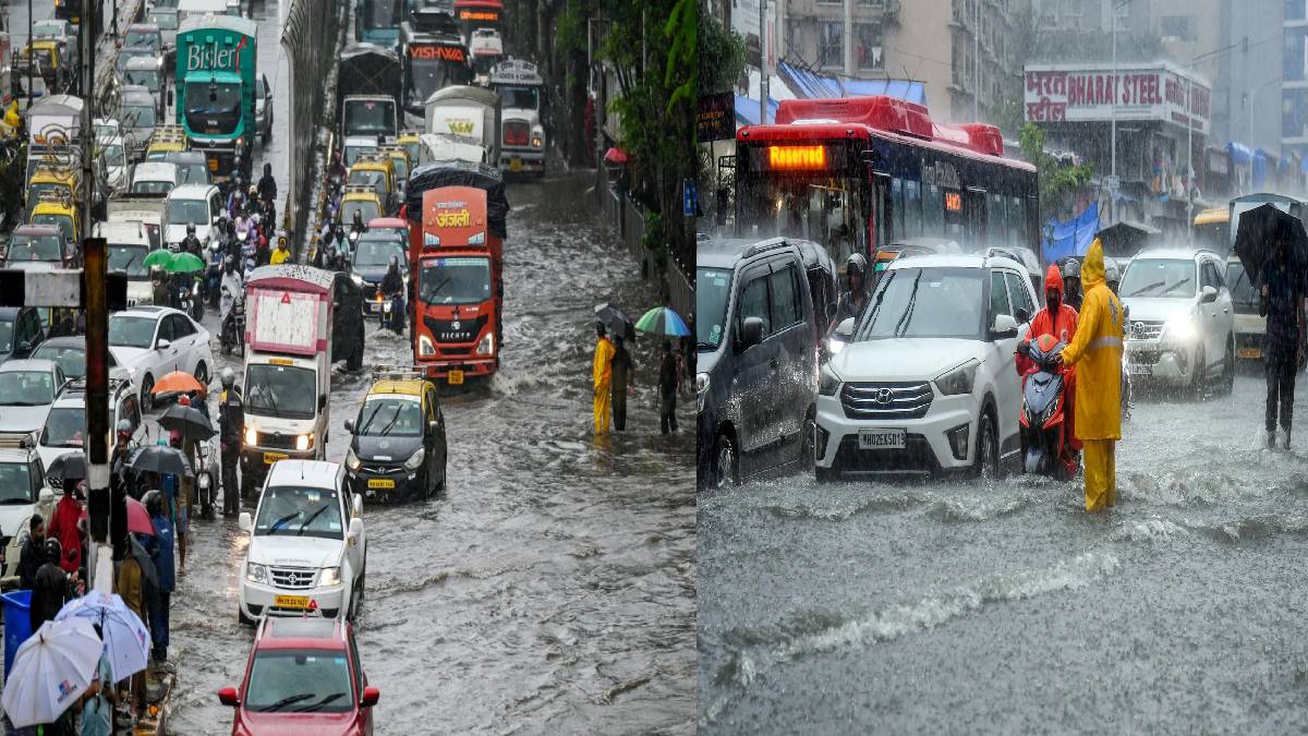 Mumbai Heavy Rain Today: Bandra East Railway Station Hit by Intense Monsoon Showers