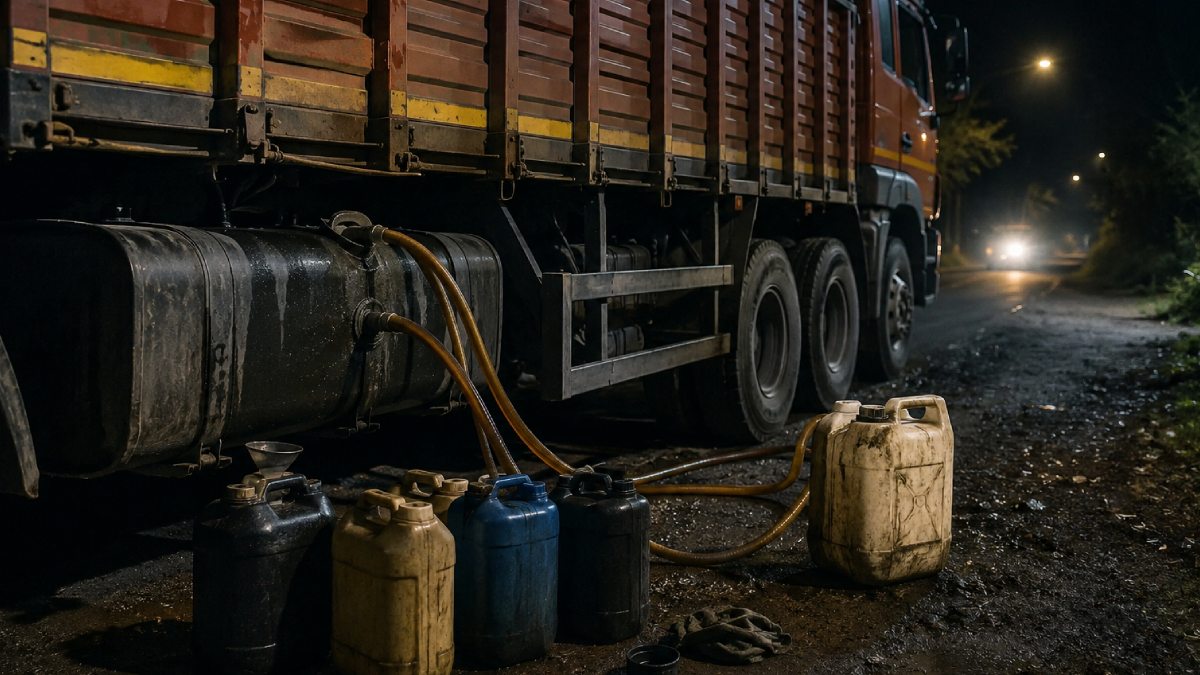 400 Litres of Diesel Stolen from Parked Lorry in Dakshina Kannada’s Nelyadi, Driver Left Stranded