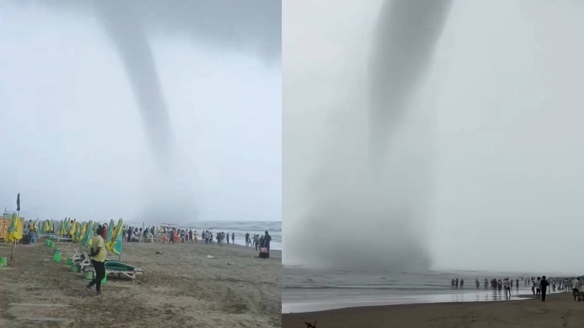 Giant Waterspout Strikes Cox's Bazar Beach, Viral Videos Capture Nature's Fury