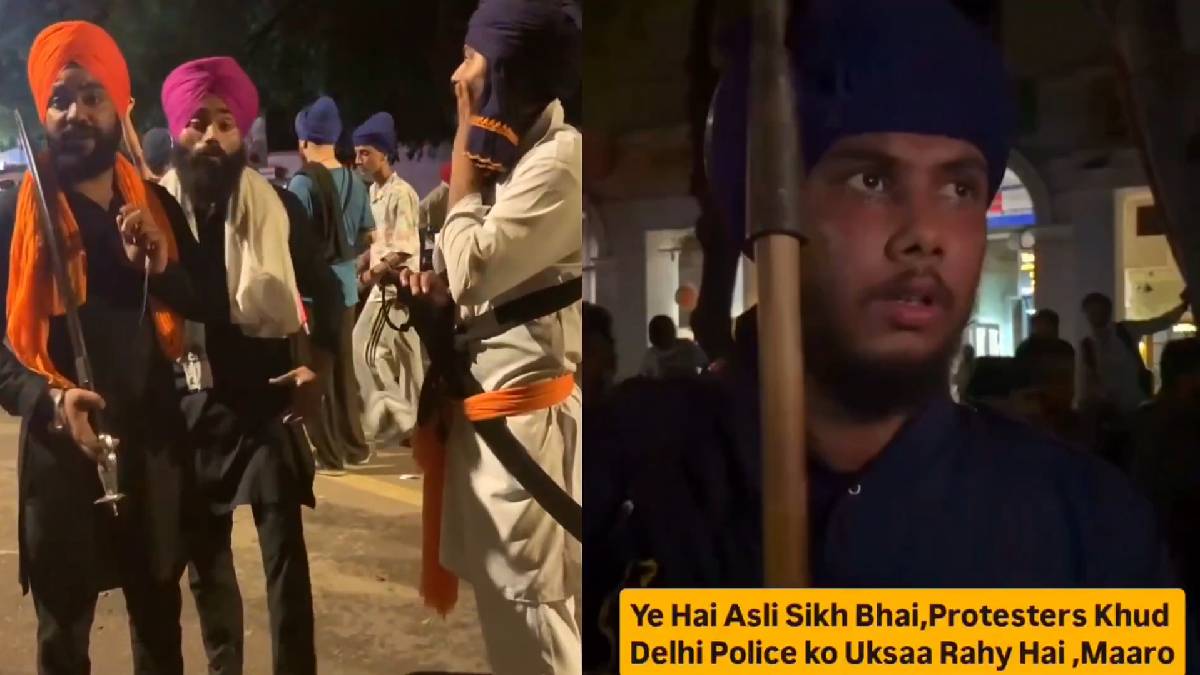 Nihang Sikhs Allege Some Protesters Tried to Provoke Police at Jantar Mantar
