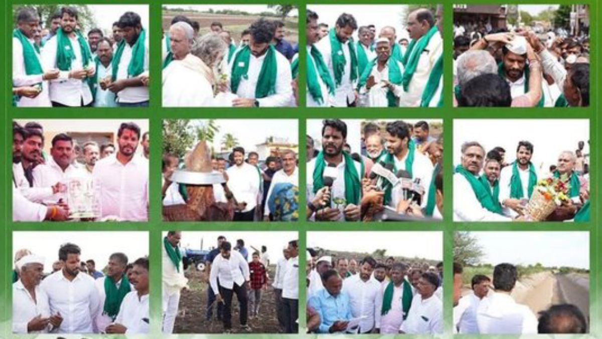 ಬಾಗಲಕೋಟೆ ಬರ ವೀಕ್ಷಣೆಗೆ ಮುನ್ನ ಶಕ್ತಿ ದೇವತೆಯ ಸನ್ನಿಧಿಯಲ್ಲಿ ನಿಖಿಲ್ ಕುಮಾರಸ್ವಾಮಿ - ಬಾದಾಮಿ ಬನಶಂಕರಿ ದೇವಿಗೆ ವಿಶೇಷ ಪೂಜೆ!!