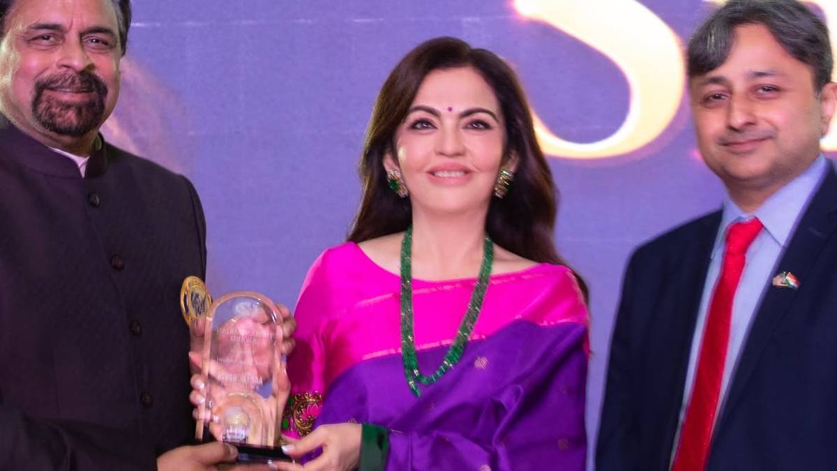 From India to Tampa: Nita Ambani Receives Prestigious Humanitarian Honor