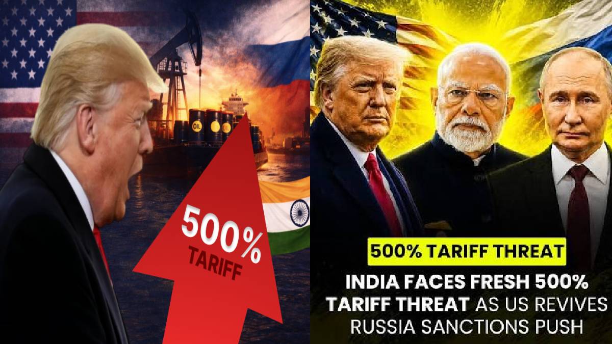 US Senate Revises Russia Sanctions Bill, Reduces Proposed Tariff on India from 500% to 100%