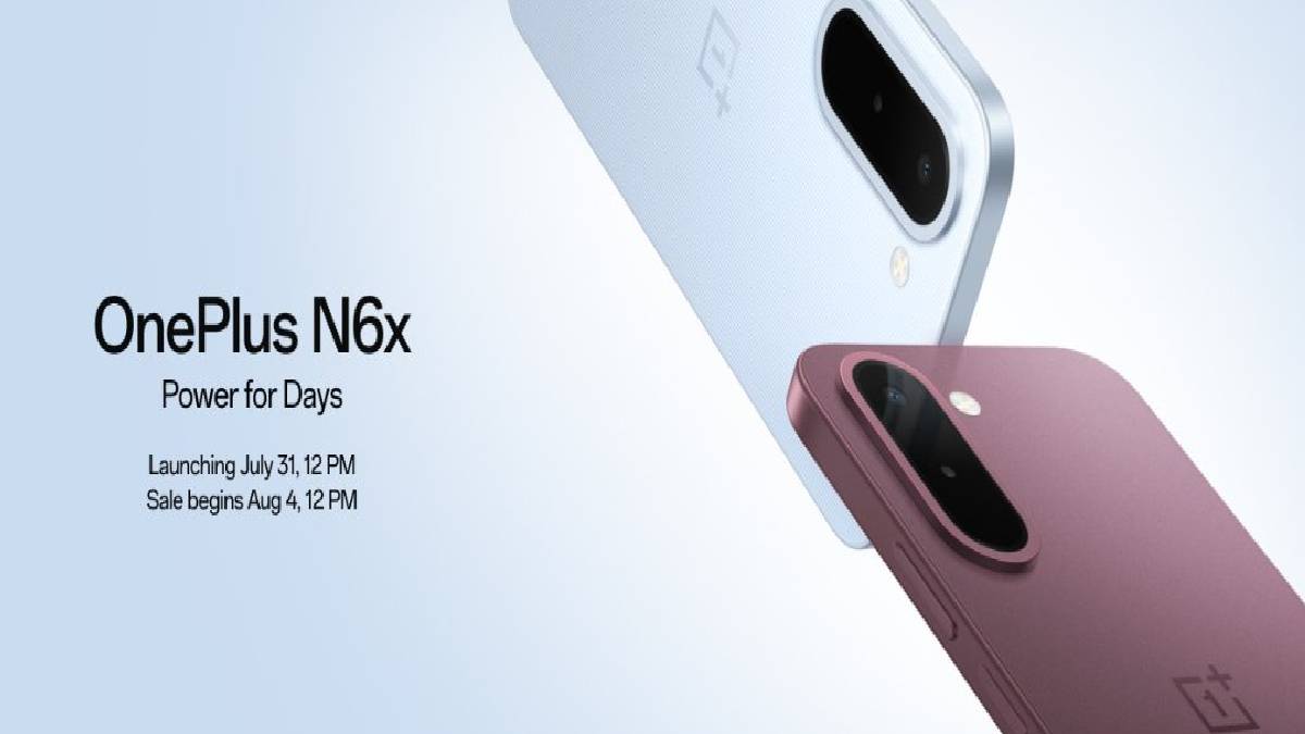 OnePlus N6x Launching in India on July 31 with 7,000mAh Battery and Refreshed Design