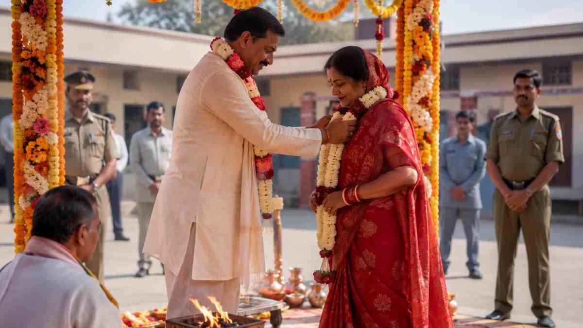 Love Behind Bars: Two Life Convicts Marry Inside Rajasthan's Jodhpur Open Jail