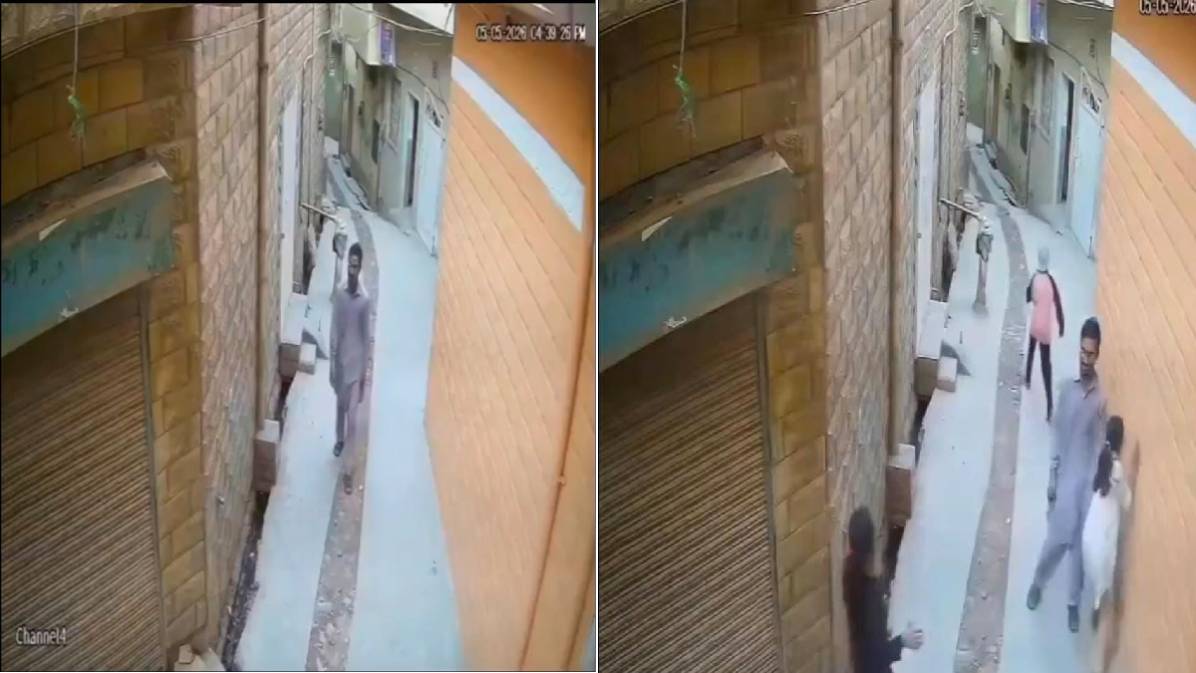 CCTV captures alleged inappropriate conduct near playing children | Photo Credit: https://x.com/Viglnthindutva