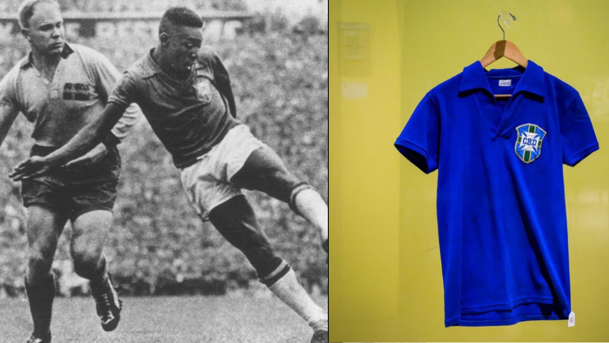 Pelé’s 1958 FIFA World Cup Final Jersey Sells for Record $4.9 Million at Sotheby’s Auction