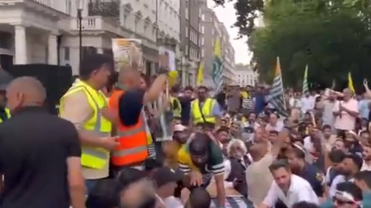 PoJK Activists Rally in London, Raise Concerns Over Reported Violence Against Protesters