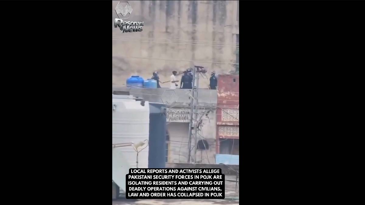 Videos and Eyewitness Claims Raise Questions Over Alleged Police Crackdown in Pakistan-Occupied Jammu and Kashmir