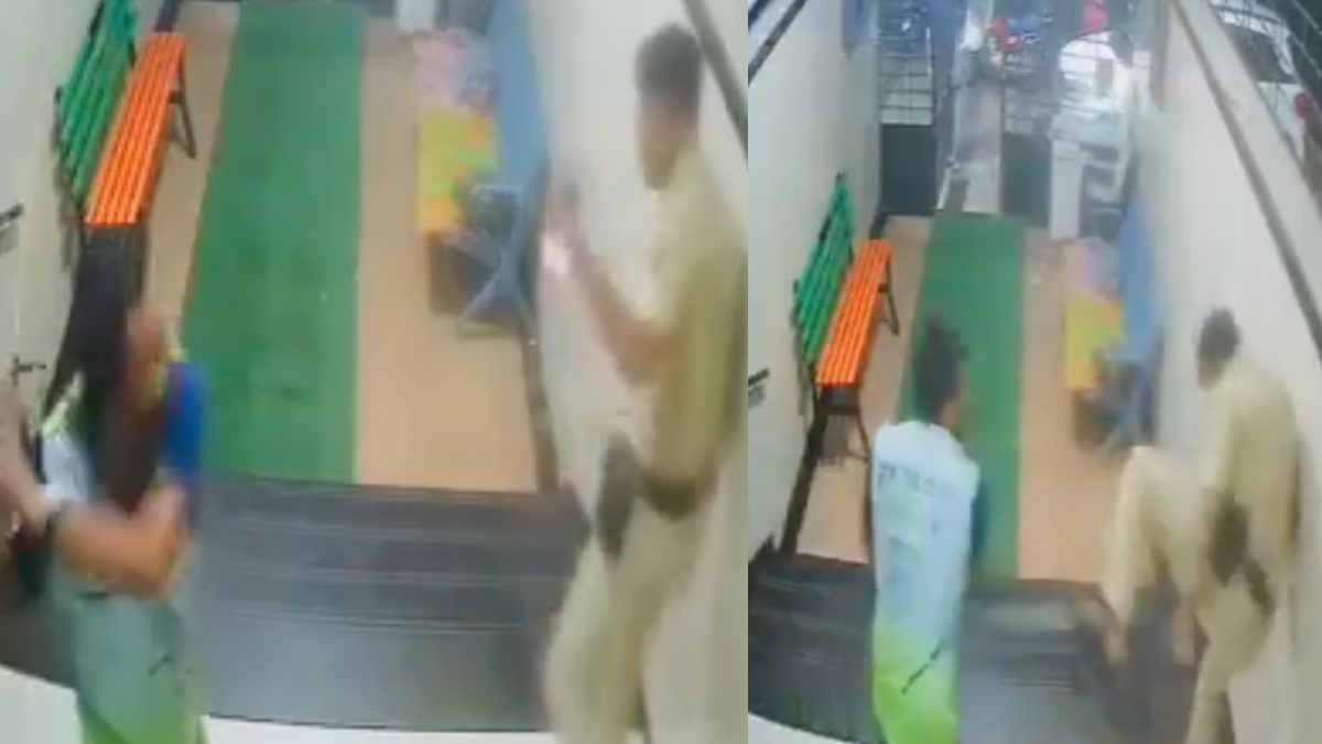 Drunk Youth Attacks Police Constable with Stick in Kalyan West, Arrested After CCTV Footage Goes Viral