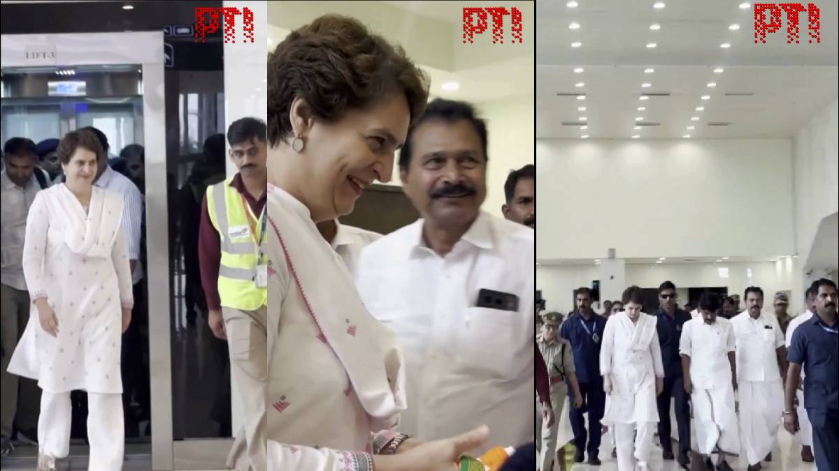 Priyanka Gandhi Vadra Visits Wayanad Landslide Site, Arrives in Kerala