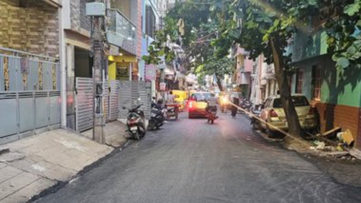 Bengaluru Civic Body Begins Asphalt Road Work at Marappa Garden to Improve Commuter Safety