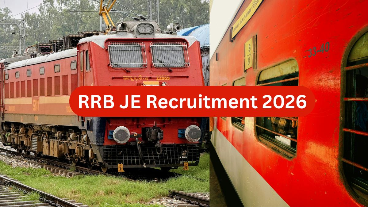 RRB JE Recruitment 2026: Apply for 4,098 Junior Engineer, DMS and CMA Posts from August 14