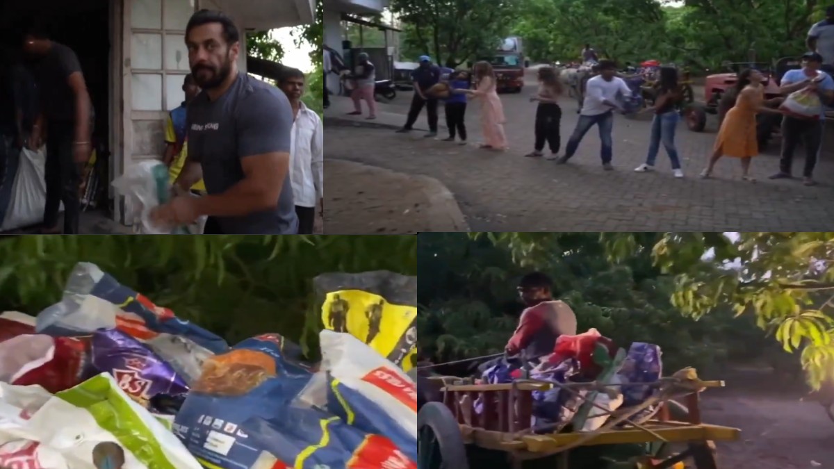 Assam Floods: Salman Khan Steps Up With Food, Daily Essentials for Affected Communities | Photo Credit: https://x.com/nawa75436